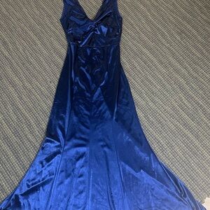 Elegant Blue Evening Gown